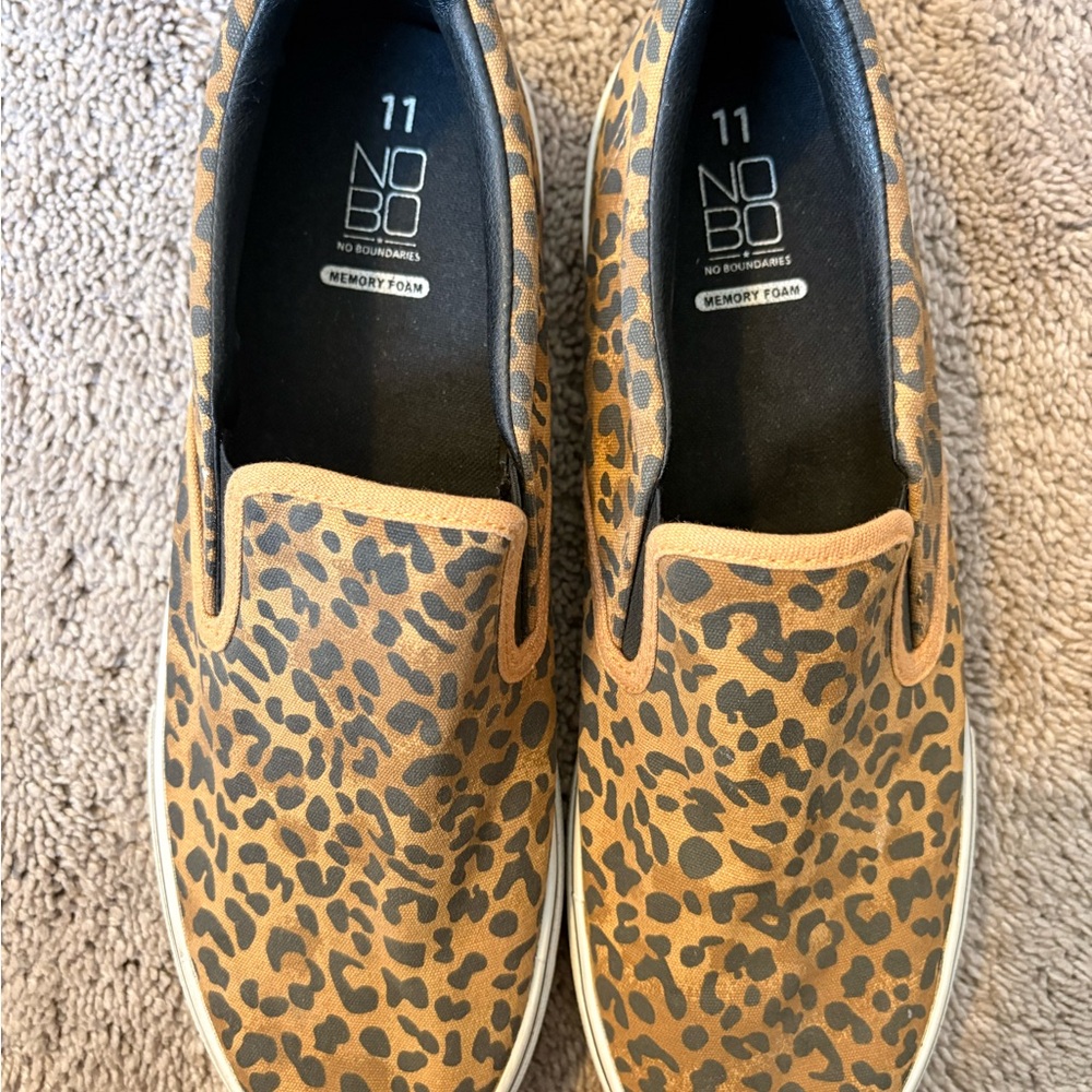 No boundaries Animal Print Slip-On Shoes